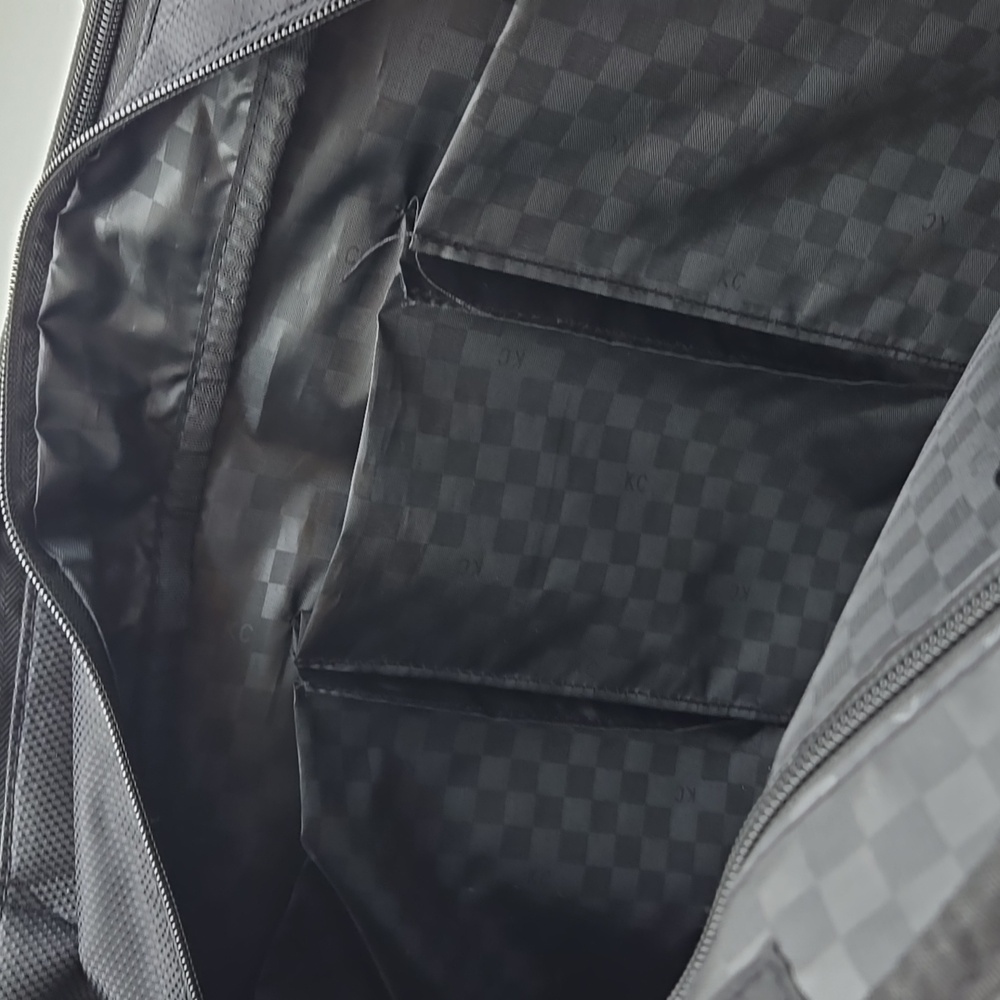 Kenneth Cole Reaction Black Weekender Travel Tote Bag Carry-On - Picture 6 of 16